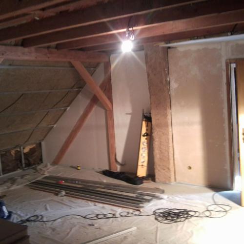 isolation des combles en laine de roche